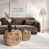 TOV Azrina Rattan Nesting Tables