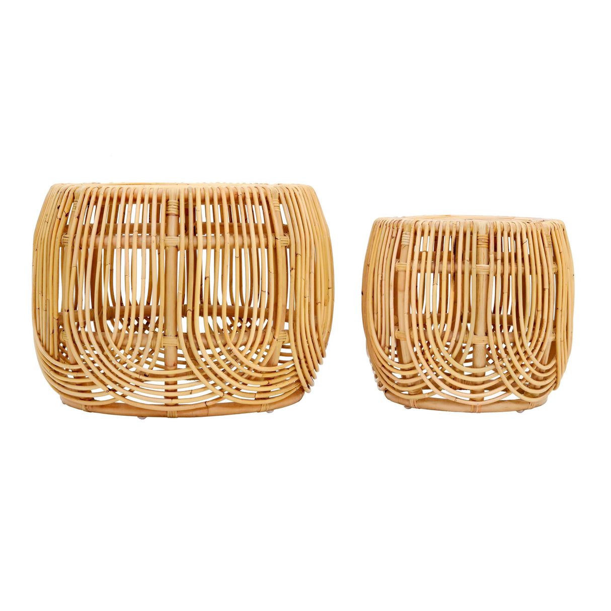 TOV Azrina Rattan Nesting Tables
