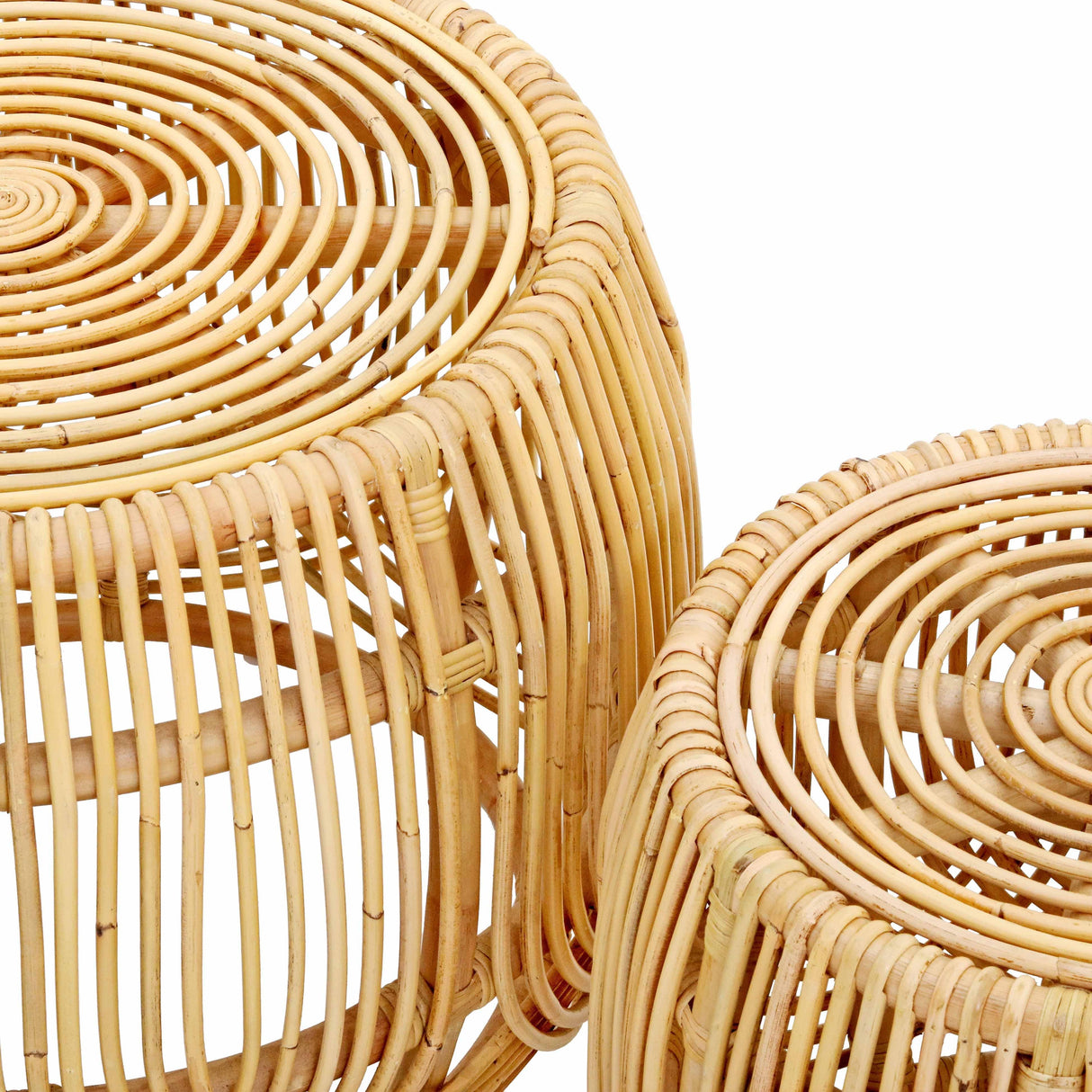 TOV Azrina Rattan Nesting Tables
