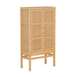 TOV Amara Natural Woven Rattan Cabinet