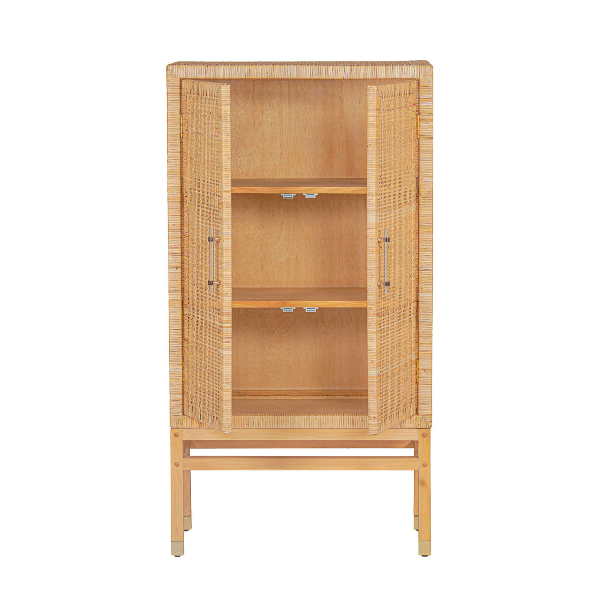 TOV Amara Natural Woven Rattan Cabinet