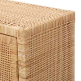 TOV Amara Natural Woven Rattan Cabinet