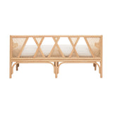 TOV Jayla Natural Rattan Bench
