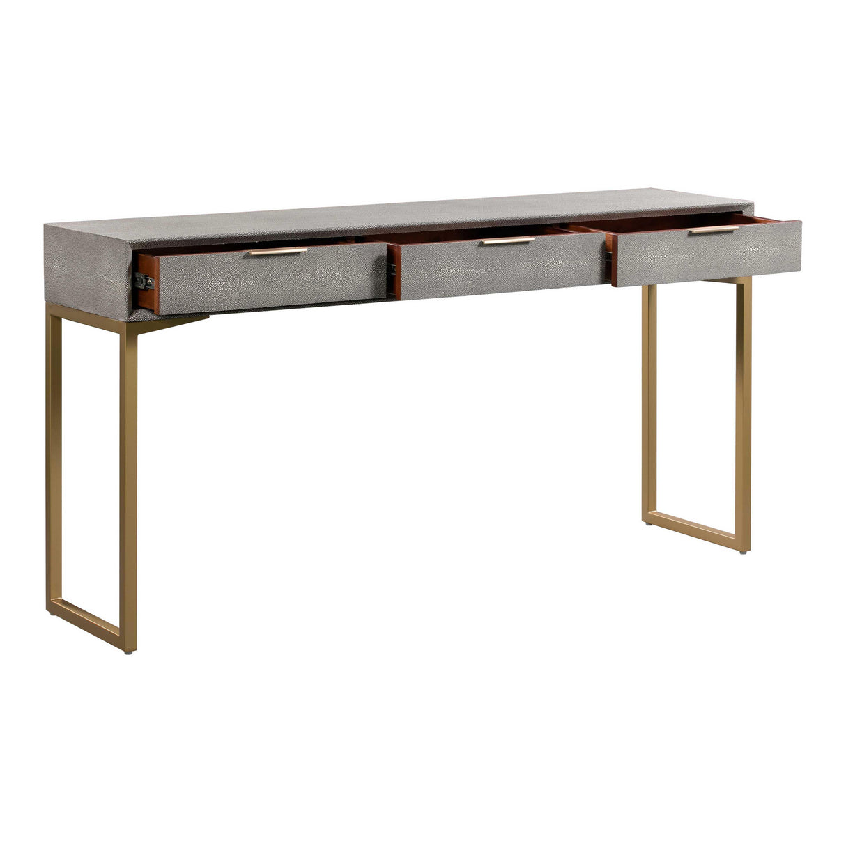 TOV Pesce Shagreen Console Table
