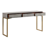 TOV Pesce Shagreen Console Table
