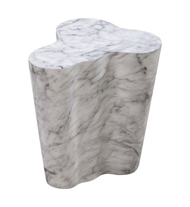 TOV Slab Marble Short Side Table