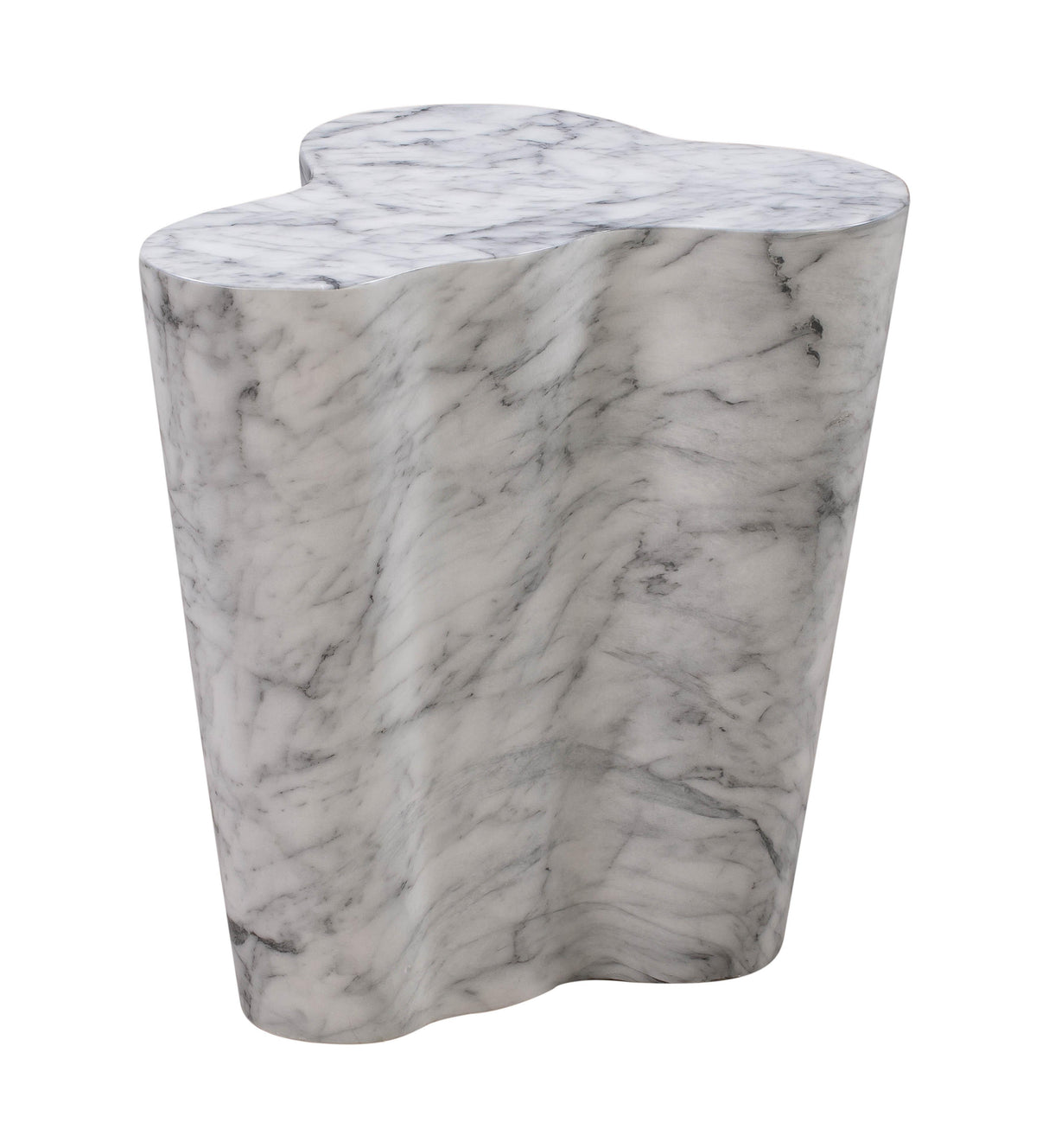 TOV Slab Marble Short Side Table