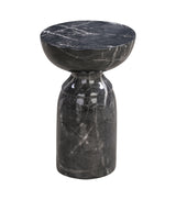 TOV Rue Black Marble Side Table