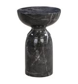 TOV Rue Black Marble Side Table