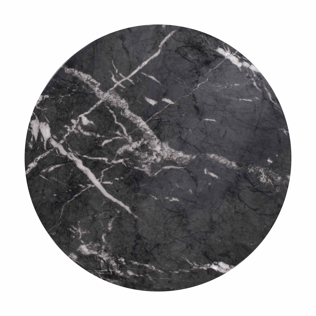 TOV Rue Black Marble Side Table