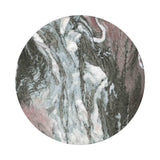 TOV Rue Grey and Blush Marble Side Table