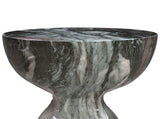 TOV Rue Grey and Blush Marble Side Table