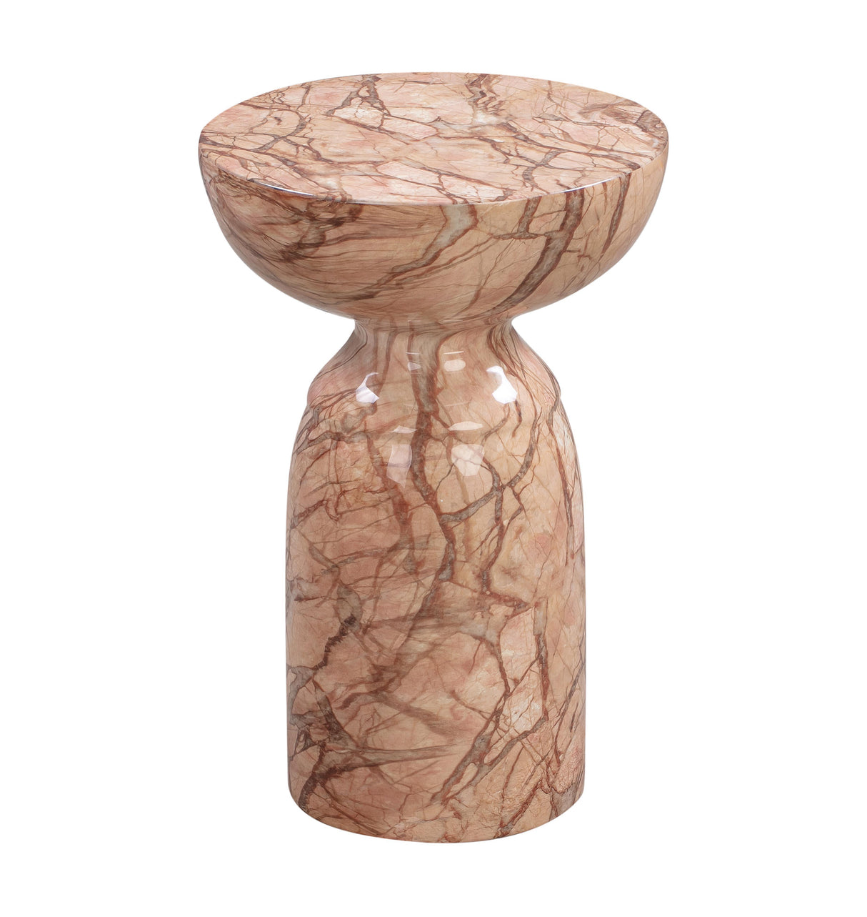 TOV Rue Sunset Marble Side Table