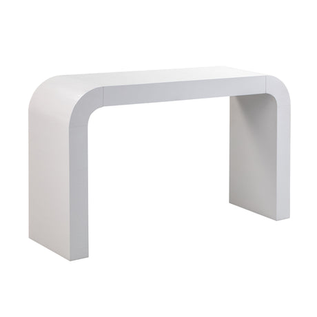 TOV Hump White Console Table