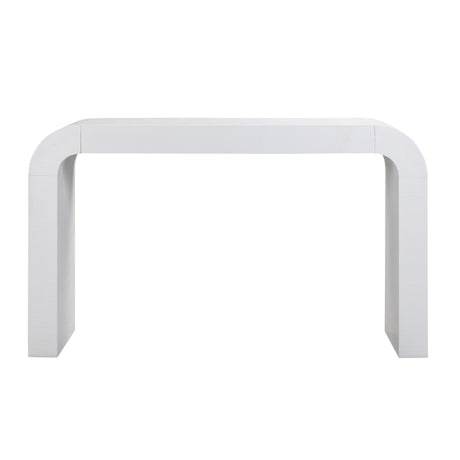 TOV Hump White Console Table