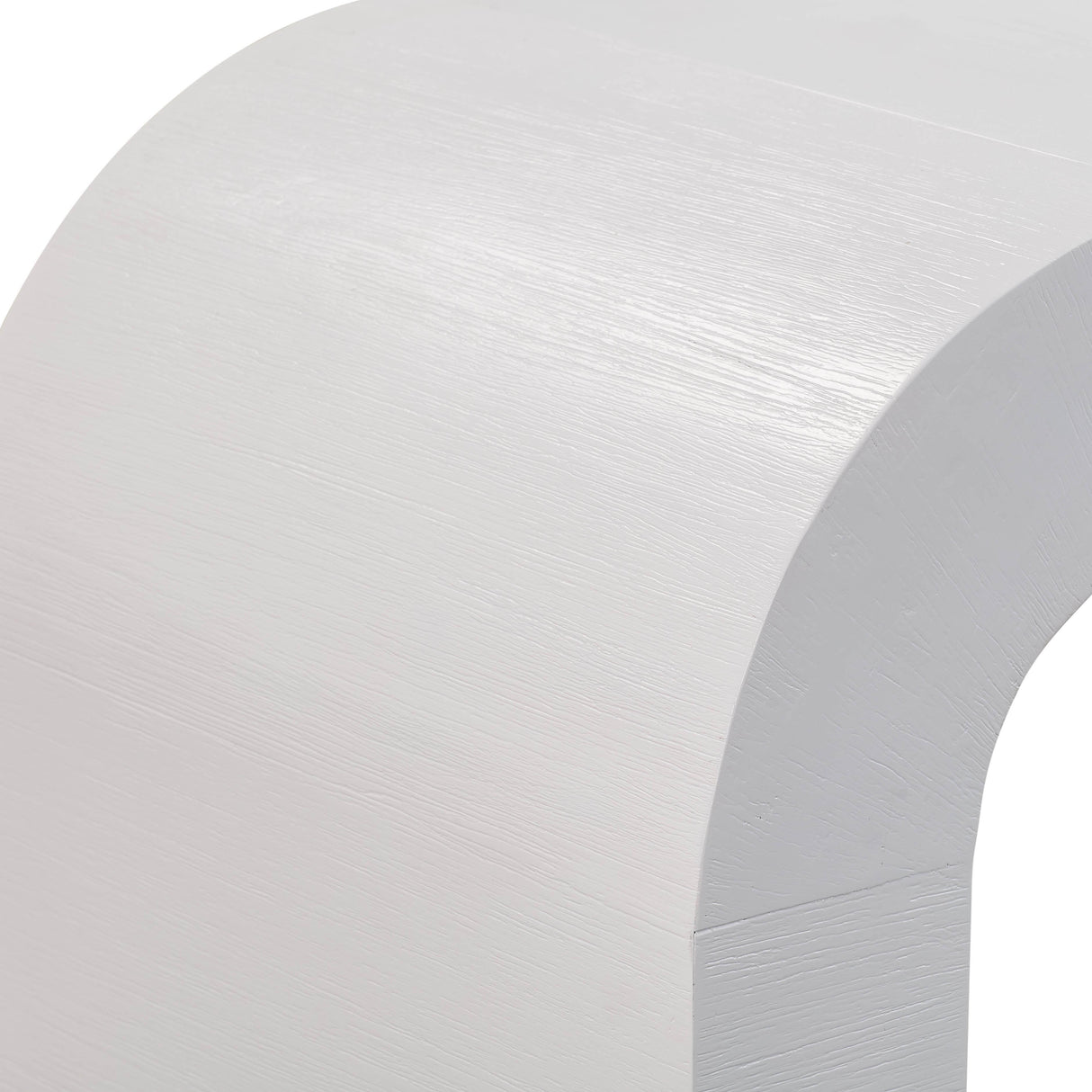 TOV Hump White Console Table