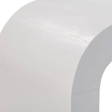 TOV Hump White Console Table