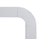 TOV Hump White Console Table