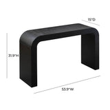 TOV Hump Black Console Table