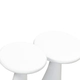TOV Gianna Concrete Accent Tables - Set of 2