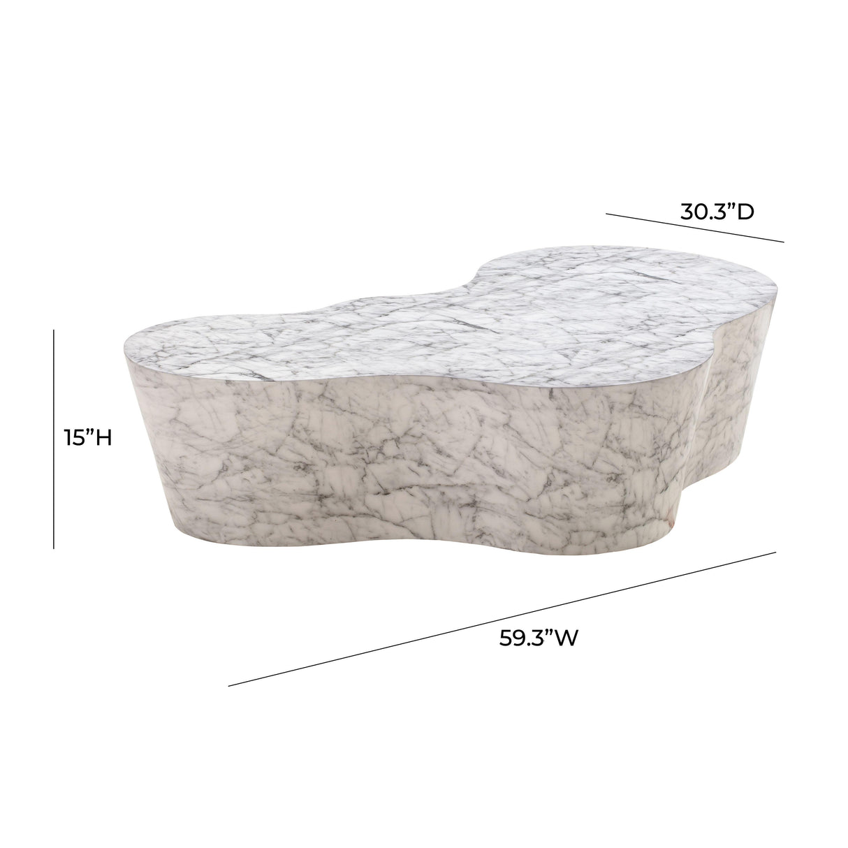 TOV Slab Marble Coffee Table