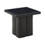 TOV Kayla Black Concrete Side Table