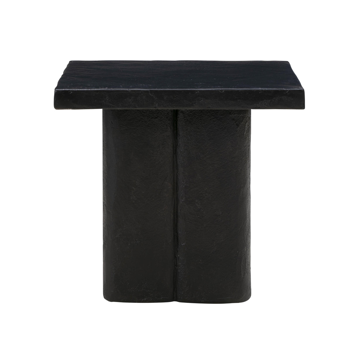 TOV Kayla Black Concrete Side Table