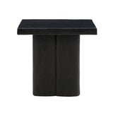 TOV Kayla Black Concrete Side Table