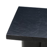 TOV Kayla Black Concrete Side Table