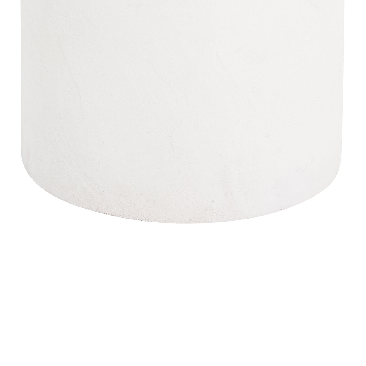 TOV Aloe White Concrete Side Table