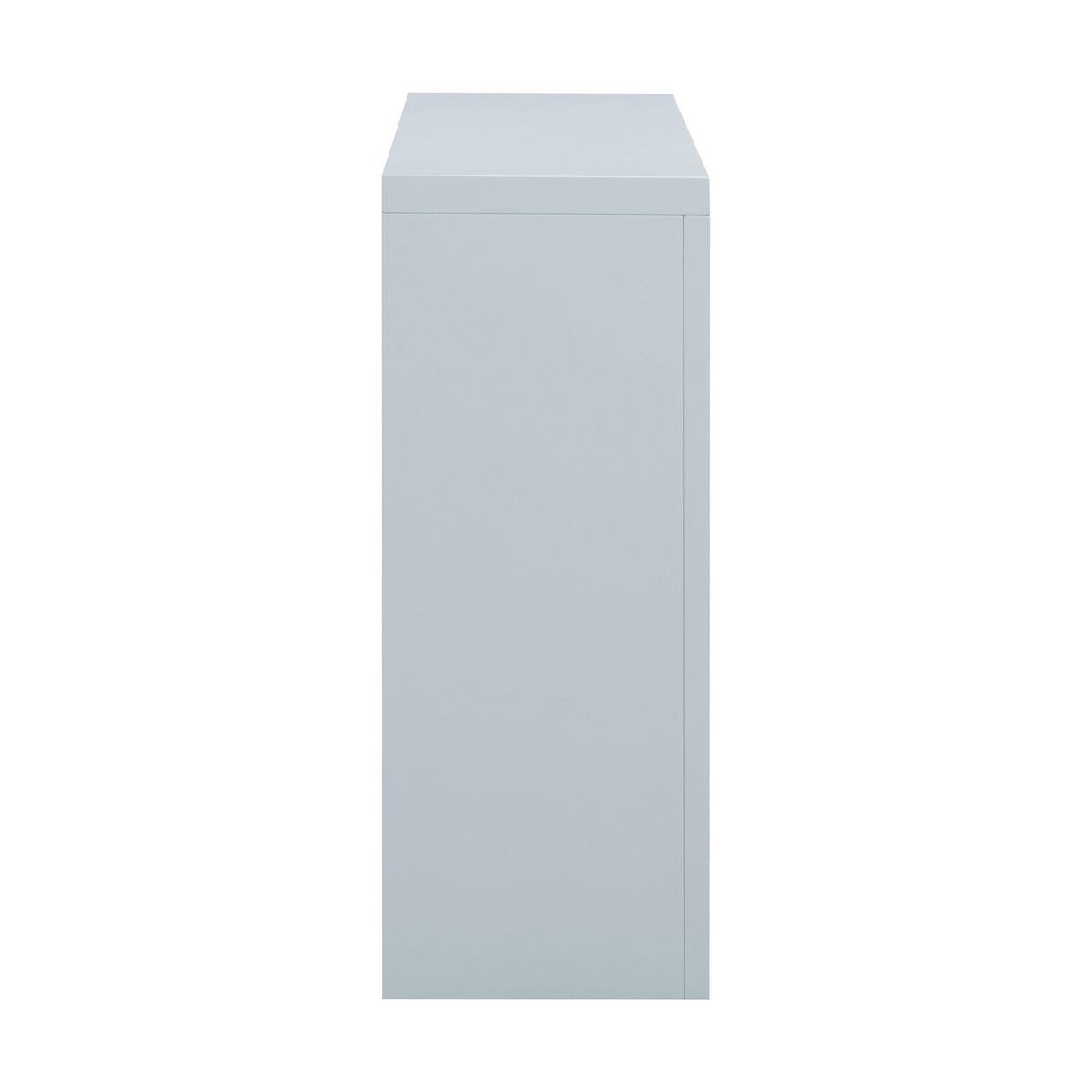 TOV Suzie Pastel Blue & Rattan Console Table