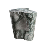 TOV Slab Grey/Blush Faux Marble Tall Side Table
