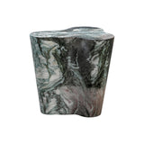 TOV Slab Grey/Blush Faux Marble Short Side Table