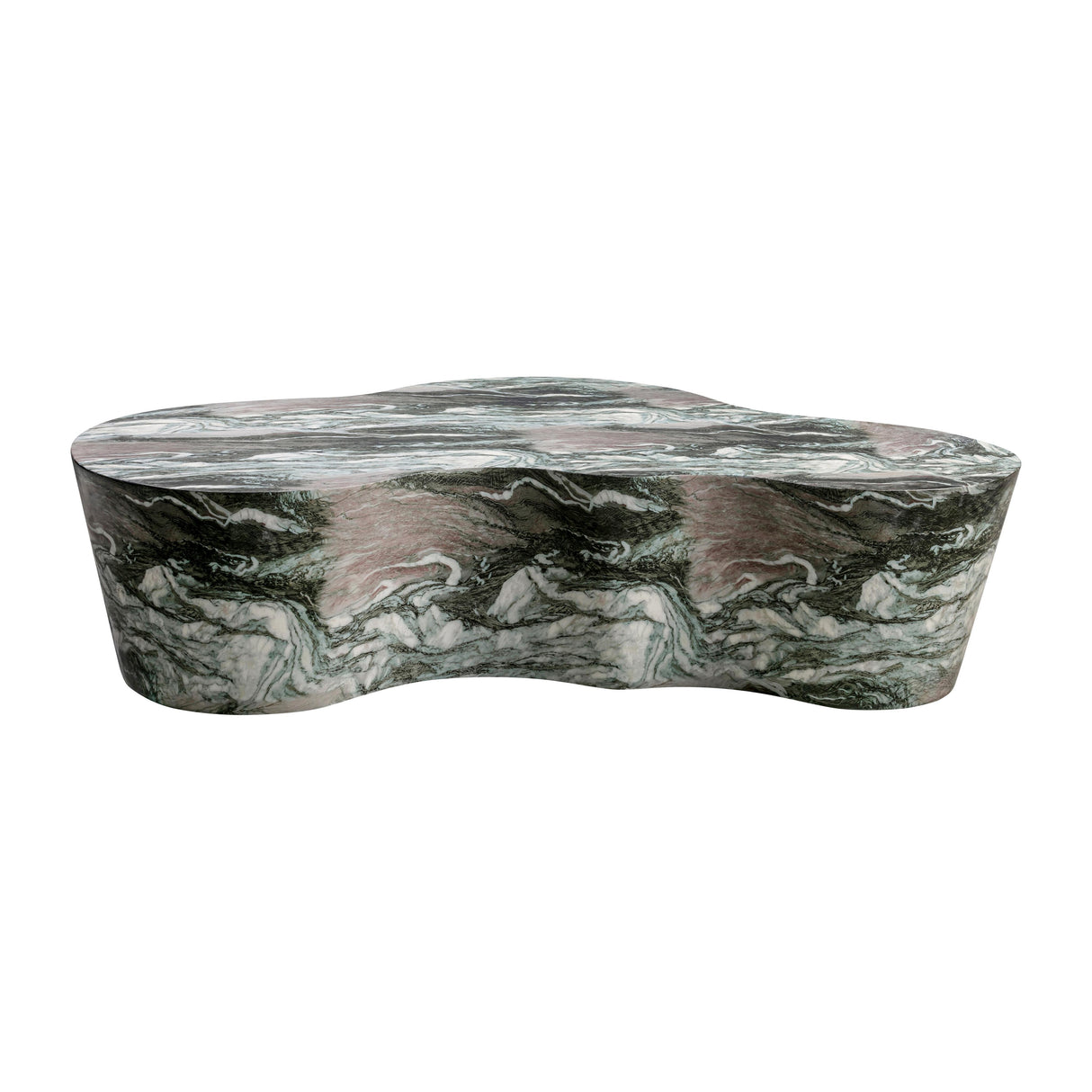 TOV Slab Grey/Blush Faux Marble Coffee Table