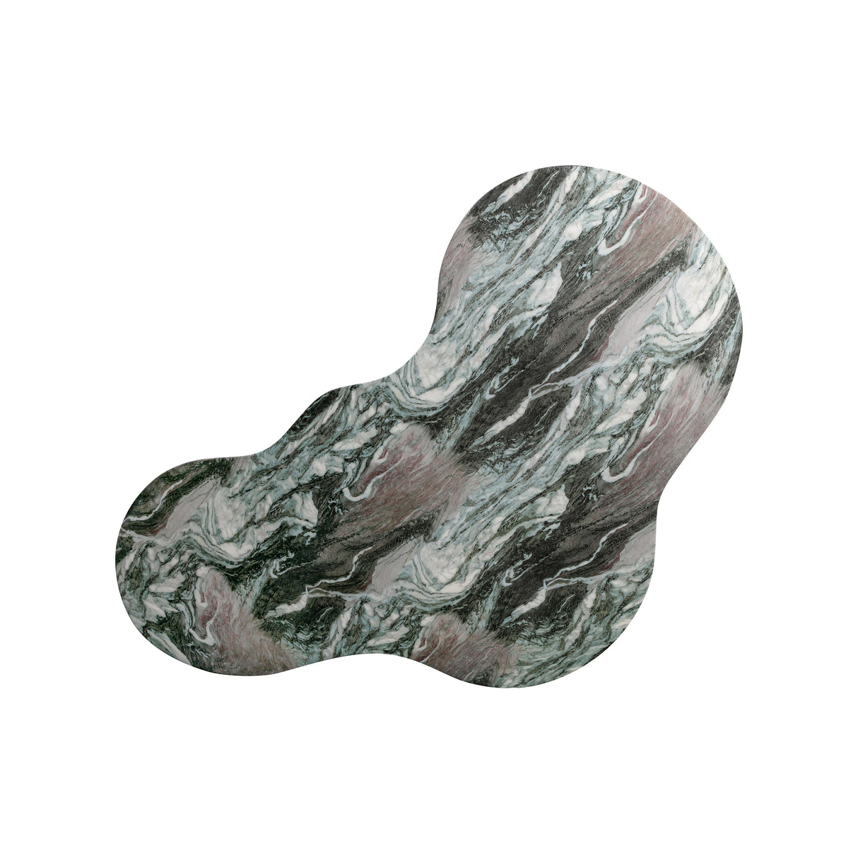 TOV Slab Grey/Blush Faux Marble Coffee Table