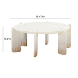 TOV Gloria Cream Oak Coffee Table