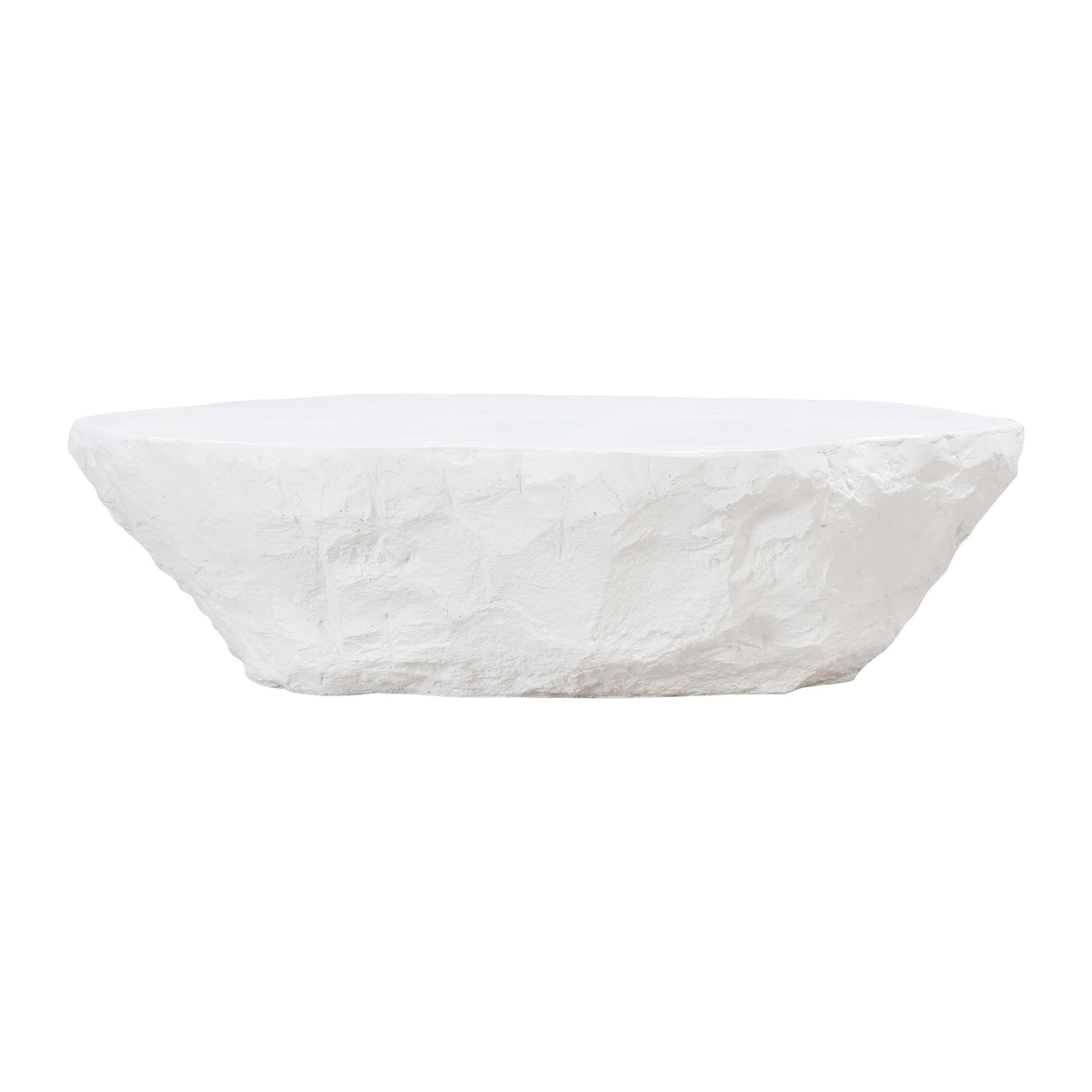TOV Crag White Concrete Coffee Table