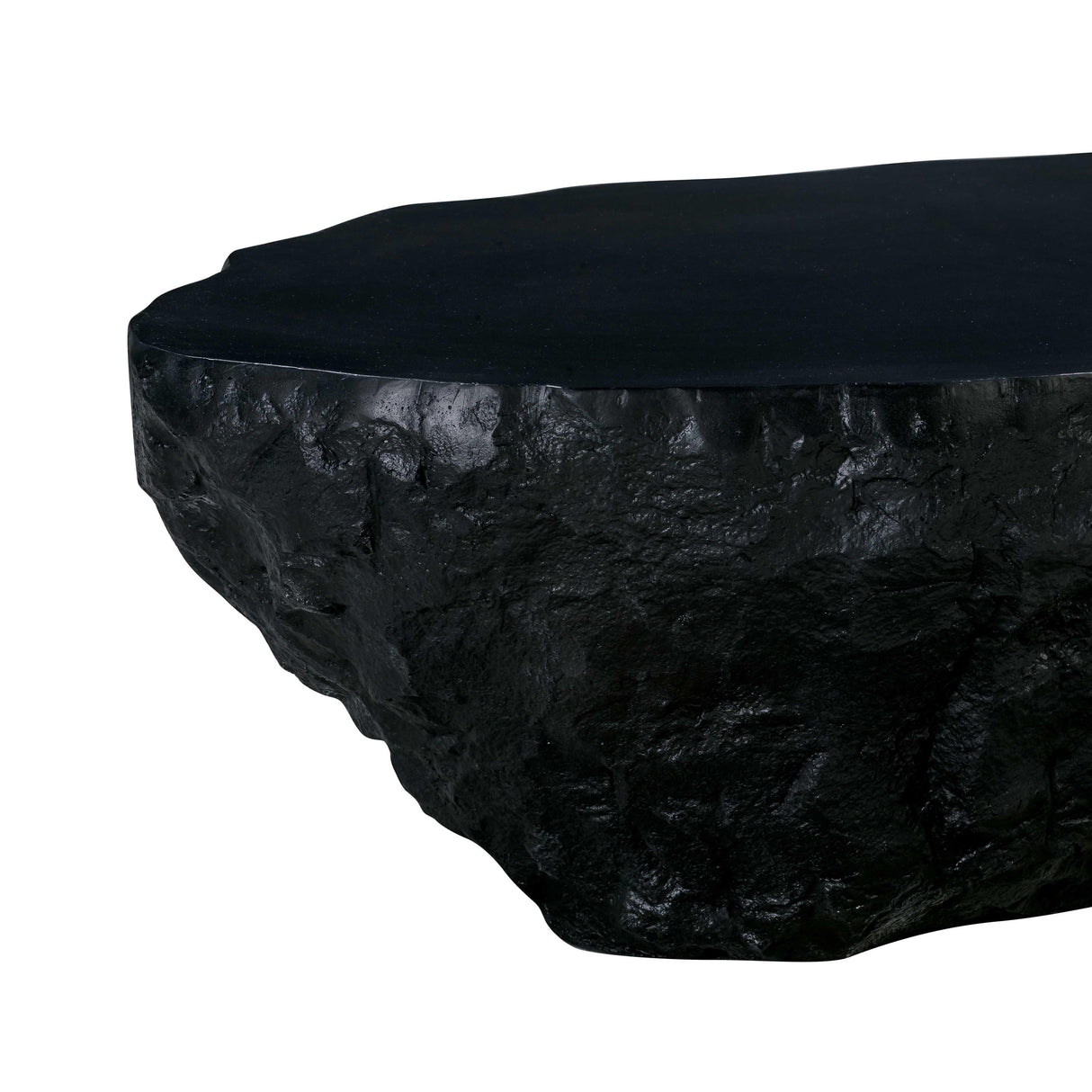 TOV Crag Black Concrete Coffee Table