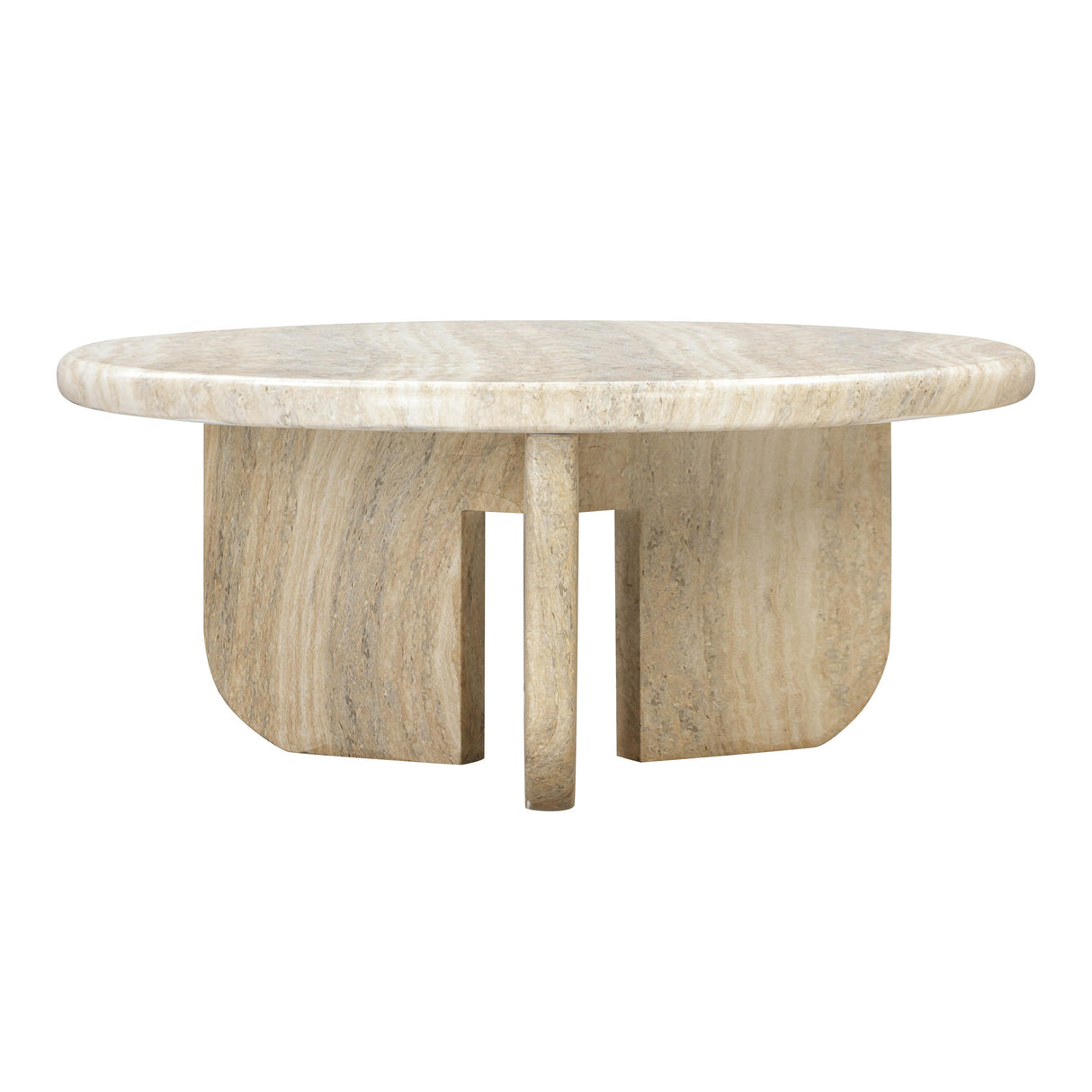 TOV Patrizia Concrete Round Coffee Table