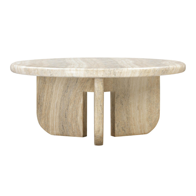 TOV Patrizia Concrete Round Coffee Table