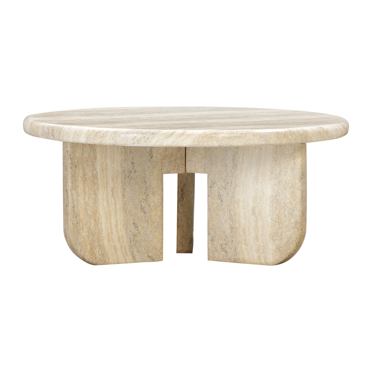 TOV Patrizia Concrete Round Coffee Table