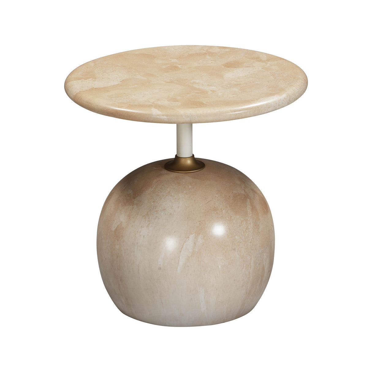 TOV Mire Rose Faux Marble Side Table