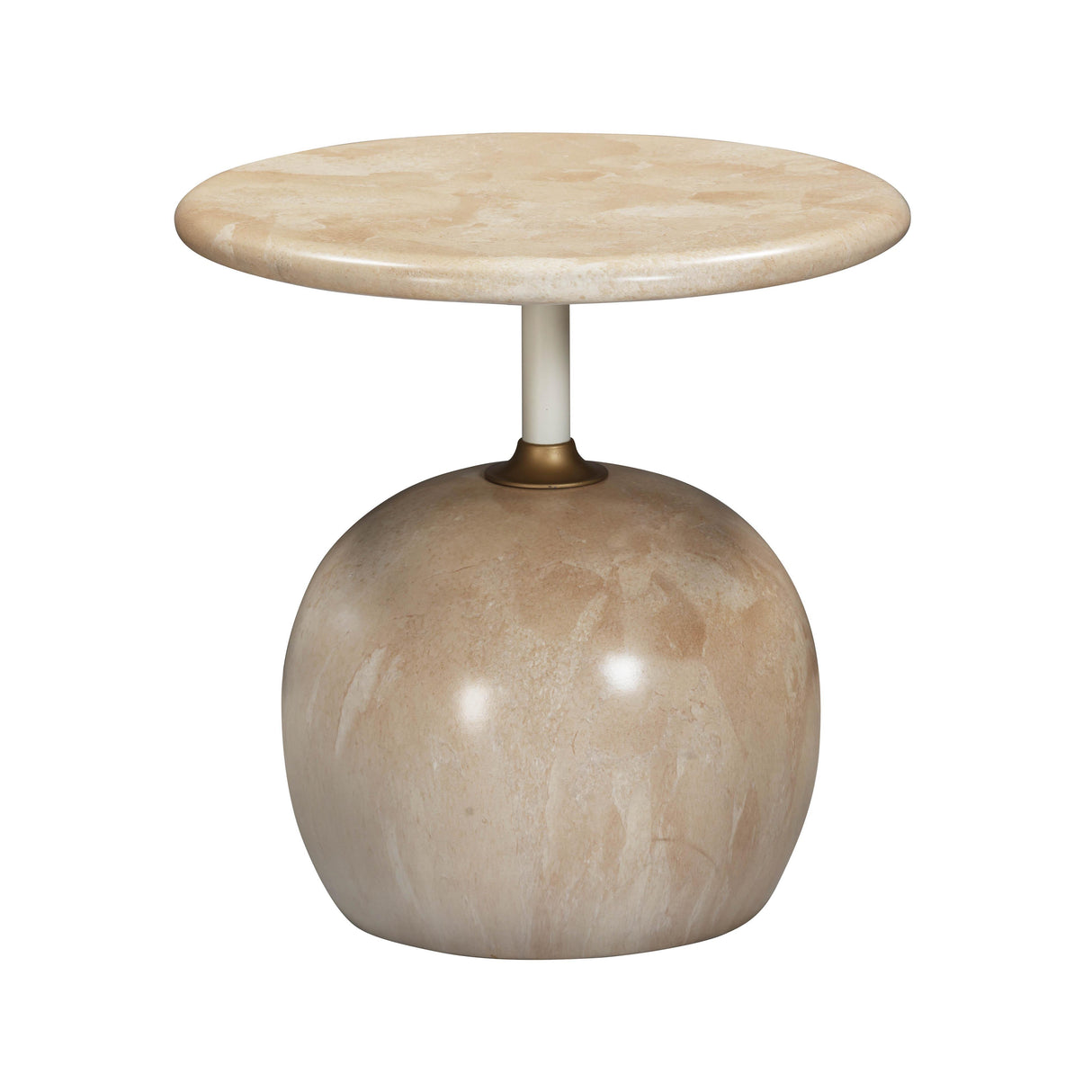 TOV Mire Rose Faux Marble Side Table