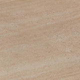 TOV Darcy Faux Travertine Concrete Side Table