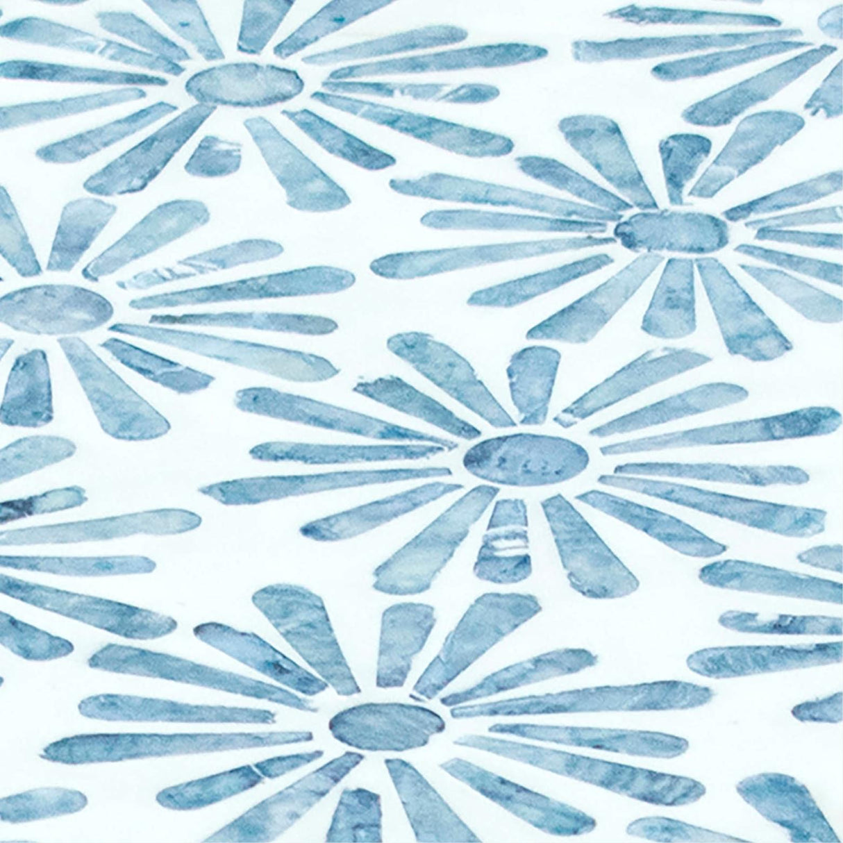 TOV Halio Blue Floral Shell Side Table