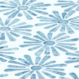 TOV Halio Blue Floral Shell Side Table