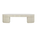 TOV Bella Cream Oval Coffee Table