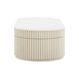 TOV Bella Cream Oval Coffee Table