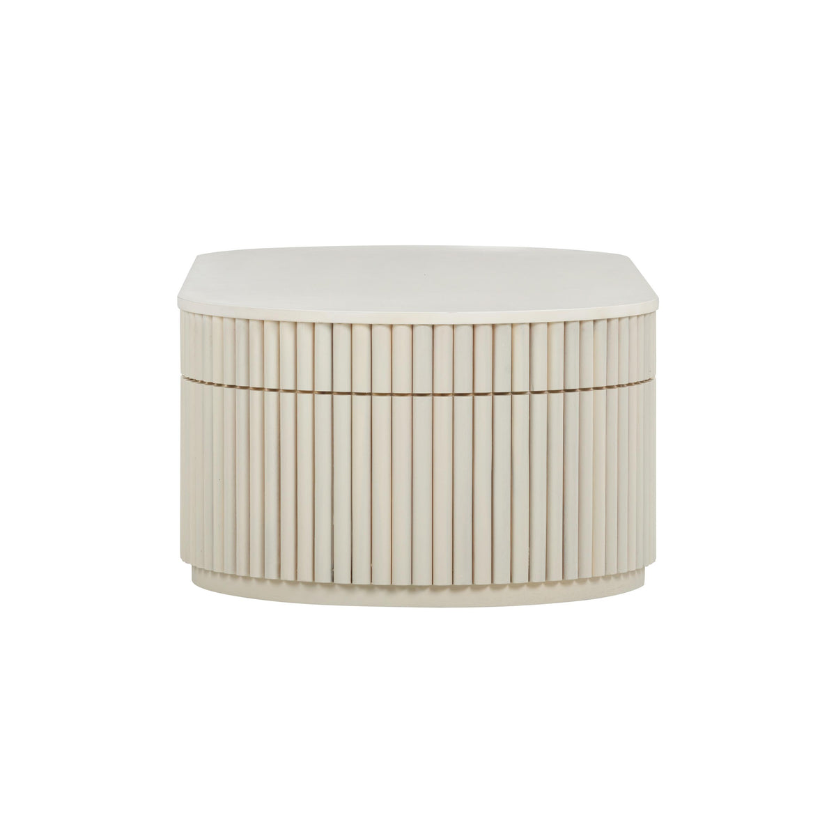 TOV Bella Cream Oval Coffee Table