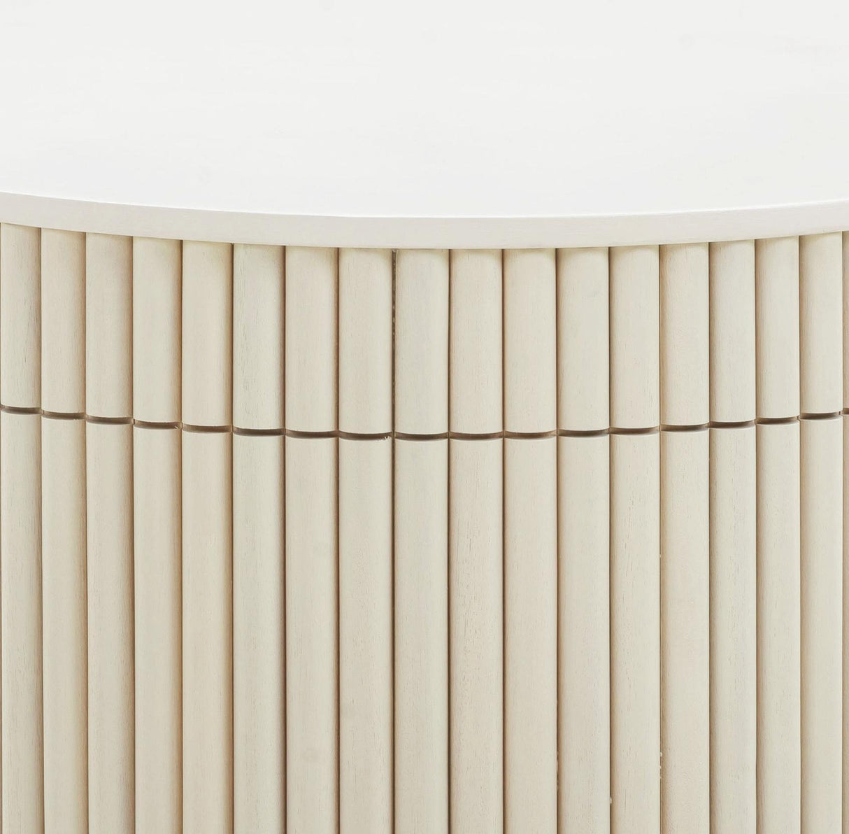 TOV Bella Cream Oval Coffee Table